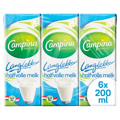 Campina Langlekker Halfvolle melk mini