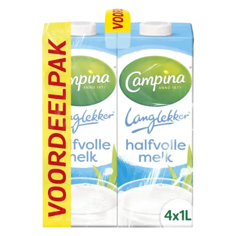Campina Langlekker halfvolle melk voordeelpak